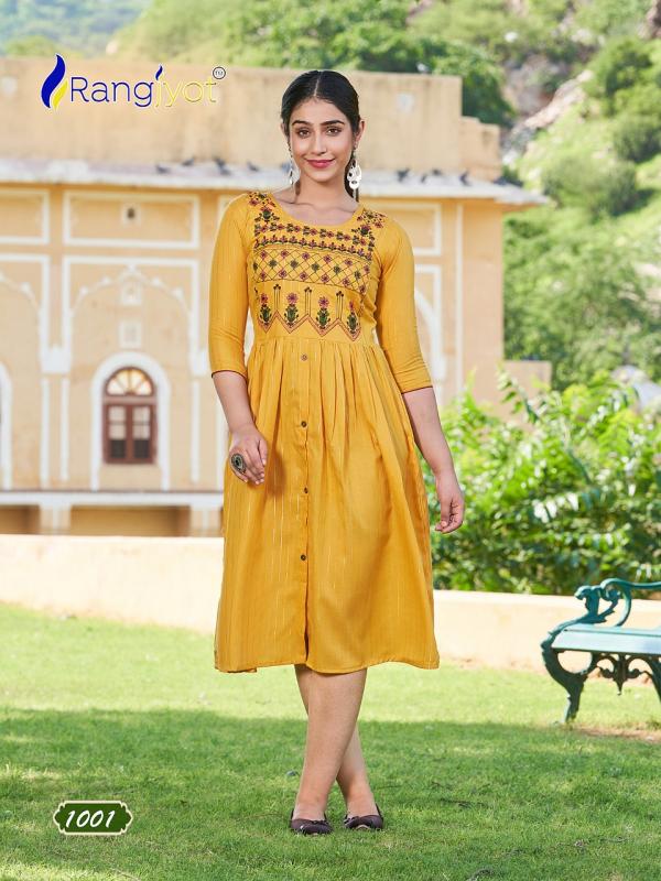 Rangjyot Greciya 2 Fancy Wear Designer Kurti Collection